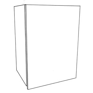 Wall Cabinet Single Door Righthand Hung 370mm Deep